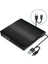 Alfalink Harici DVD Rw External Taşınabilir Ultra Ince Usb+Type-C 3.0 CD DVD Yazıcı Okuyucu 1