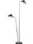 Avonni LM-9127-2BSY Siyah Boyalı Lambader E27 Metal 100X30CM 1