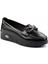 Siyah Kadın Loafer Ayakkabı K01621056009 3