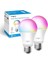 Tapo L530E(2-PACK), 8.7 W, 2.4 Ghz, 16.000.000 Renk Tonu, E27 Duy, Alexa ve Google H 1