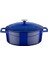 Metal Oval Döküm Tencere, 25 Cm, 3.19 L Hacim, Mavi 1