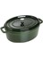 405093650 Yeşil 5,5 Litre 31 cm Oval Döküm Tencere 1