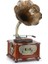 Gr-50 Nostaljik Gramofon Fm Radyolu 33/45 Devir Pikap Plak Çalar Bluetooth 1