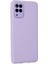 Newface Samsung Galaxy A22 Kılıf Lansman Glass Kapak - Lila 2