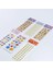 Bimotif 6 Adet Kabartmalı Yapışkan Sticker, Karışık Renkli Yıldızlar ve Emojiler 1