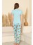 Dreamy Milan Bambu Likralı Desenli Kısa Kollu Pijama Takımı 3
