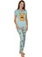 Dreamy Milan Bambu Likralı Desenli Kısa Kollu Pijama Takımı 4