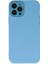 Newface iPhone 12 Pro Kılıf Lansman Glass Kapak - Mavi 1