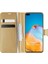 Microsonic Huawei P40 Kılıf Delux Leather Wallet Gold [P40 ile Uyumlu Kılıf - Gold] 1