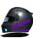 Şerit Tasarımlı Motosiklet Kask Sticker Reflektif, Floresan, Düz, Renkler Çınar Extreme 1