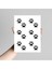 Bimotif Şekilli Sticker, Pati, 3x3 cm 2 Sayfa 1