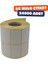 Kuşe Etiket 50MM x 30MM Ruloda 3000 Adet 8 Rulo Toplamda 24000 Adet Yan Yana 2 Li 40MM Kuka Çapında 1
