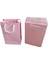 Ip Saplı Torba Kraft Torba Çanta Pembe 11X5X17 cm 25 Adet 1