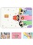 Quart Aksesuar 4 Adet Powerpuff Girls Kart Kaplama Sticker Kart Etiketi 05 1