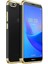 Microsonic Huawei Honor 7s Kılıf Skyfall Transparent Clear Gold 1