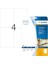 Herma Power Etiketleri, 25 Yaprak, 105 x 148 Mm, A4 Yaprak Başına 4 Adet, 100 Çıkartma, Kendinden Y 1