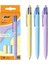 4 Colours Pastel Gövde Tükenmez Kalem 3'lü Blister, 4 Farklı Renk (Mavi, Siyah,yeşil ve Kırmızı 1