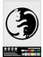 Kedi̇ Ying Yang Sticker 15 x 15 cm 1