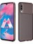 Caseup Galaxy M30 Uyumlu Kılıf, Caseup Fiber Design Kahverengi 1