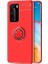 Microsonic Huawei P40 Pro Kılıf Kickstand Ring Kırmızı [P40 Pro ile Uyumlu Kılıf - Kırm 1