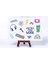 Bimotif Renkli Notebook Sticker Seti, Work, A5 2 Sayfa 1