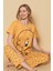 Dreamy Pamuklu Desenli Kısa Kollu Kadın Pijama Takımı 1