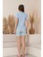 Dreamy Pamuklu Desenli Kısa Kollu Şortlu Kadın Pijama Takımı 3