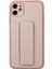 Newface iPhone 12 Kılıf Coco Deri Standlı Kapak - Pembe 1