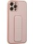 Newface iPhone 12 Pro Kılıf Coco Deri Standlı Kapak - Pembe 2
