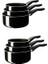Home Indoor Sos Tenceresi 6'lı Set Siyah 1