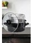 Pr Home Emaye Cam Kapaklı Kızartma Tenceresi 24 cm Siyah 1