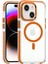 Iphone 15 Bella Magsafe Kapak - Turuncu Dpmah 1