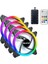 Revenge RV400 4ın1 Kumandalı 12CM Rgb Fan Seti Fan Kontrolör Dahil 120MM 4lü Kasa Fanı 1