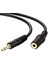 3,5 Mm, Jak Uzatma Kablosu, 3,5 Mm Aux Erkek Fiş Dişi Jak, Stereo Ses Audio Uzatma Adaptörü Kablosu 1