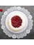 50 Adet Yuvarlak Dantel Kağıt Pasta Tabak Altlığı 26 cm Sunumluk 5