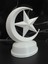Dekoratif Ay Yıldız Masa Süsü 3D Baskı Biblo 17X13,5 cm Islami Motif Dekoratif Heykel 4