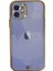 Newface iPhone 12 Kılıf Liva Taşlı Silikon - Mor 1