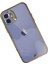 Newface iPhone 12 Kılıf Liva Taşlı Silikon - Mor 2