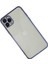 Newface iPhone 11 Pro Max Kılıf Razer Lensli Silikon - Mor 2
