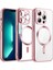 Newface iPhone 12 Pro Kılıf Kross Magneticsafe Kapak - Rose 1