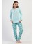 Pamuklu Kadın Uzun Kol Pijama Takım , 410019 1