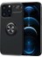 Newface iPhone 13 Pro Max Kılıf Range Yüzüklü Silikon - Siyah 1