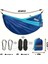 Heyshake Outdoor Kamp Hamağı - Geliştirilmiş Hibrit Seri - 220X90 cm - 225KG Dayanıklılık 3