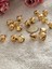 Minik Boy Çan Zil – 10 mm – 20 Adet – Gold Renk – Hobi, Kedi & Köpek Tasma Zili 1
