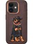iPhone 11 Perma Desenli Kapak - Koyu Kahve - CRM4273-3617 1