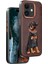 iPhone 11 Perma Desenli Kapak - Koyu Kahve - CRM4273-3617 2