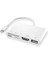 Ally 5in1 Lightning HDMI Dijital Av Adaptör+ Otg USB Hub Kamera Tf Sd OKUYUCU-(1903 - CRM3677-2748 2
