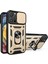 iPhone 16 Pro Kılıf Pars Lens Yüzüklü Silikon - Gold - CRM7610-5398 1