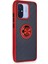 Xiaomi Redmi 12C Kılıf Montreal Yüzüklü Silikon Kapak - Kırmızı - CRM6493-9991 2