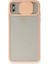 iPhone Xs Max Kılıf Palm Buzlu Kamera Sürgülü Silikon - Pembe - CRM8201-4174 1